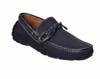 Donald Pliner Men's Daden Leather Trim Driver In Black In Black