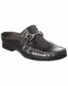 Donald Pliner Men's Devon Leather Mule In Black In Black