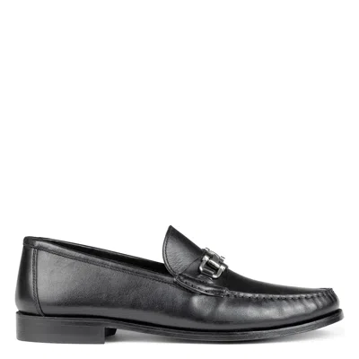 Donald Pliner Men Evanston Black Calf Leather Dress