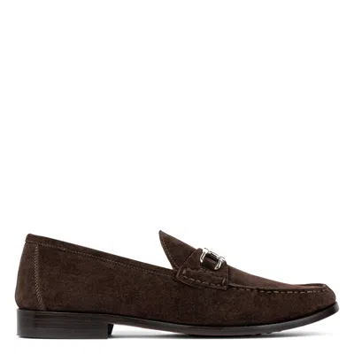 Donald Pliner Men Evanston Chocolate Brown Suede Casual