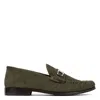 Donald Pliner Men Evanston Military Green Suede Casual In Military Green Suede