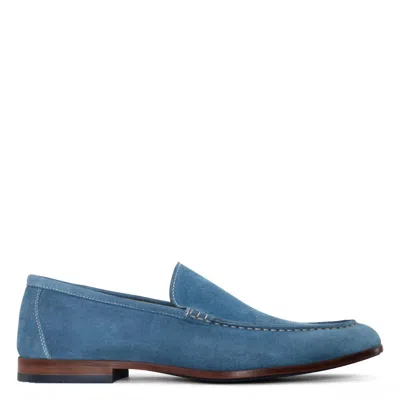 DONALD PLINER MEN'S SLATER LOAFER IN DENIM SUEDE