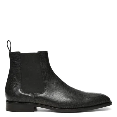 Donald Pliner Men Sloan Black Snake Boot