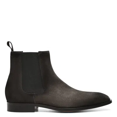 Donald Pliner Men Sloan Dark Grey Boot In Gray