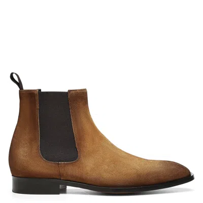 Donald Pliner Men Sloan Tan Boot In Black