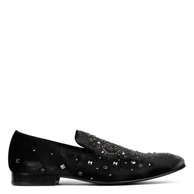 Donald Pliner Men Spencer Black Studded Dress In White