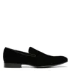 Donald Pliner Men Spencer Black Velvet Dress In Black Velvet