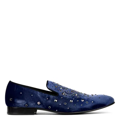 Donald Pliner Men Spencer Midnight Studded Dress In Black
