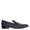 Donald Pliner Men Spencer Navy Raffia Casual In Navy Raffia
