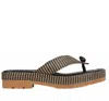 Donald Pliner Men's Sylver Thong Sandal In Black In Black