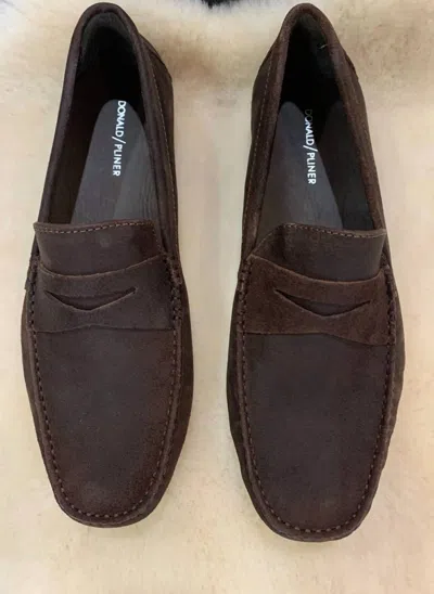 Donald Pliner Men's Varran Suede Loafer In Espresso In Brown