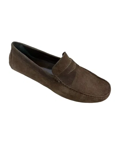 Donald Pliner Men's Varran Suede Loafers In Khaki