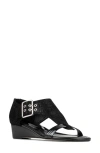 Donald Pliner Mid Wedge Sandal In Black