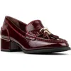 Donald Pliner Mirabel Tassel Loafer Pump In Burgundy