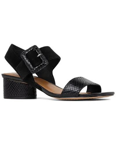 Donald Pliner Mobie Leather Sandal In Black