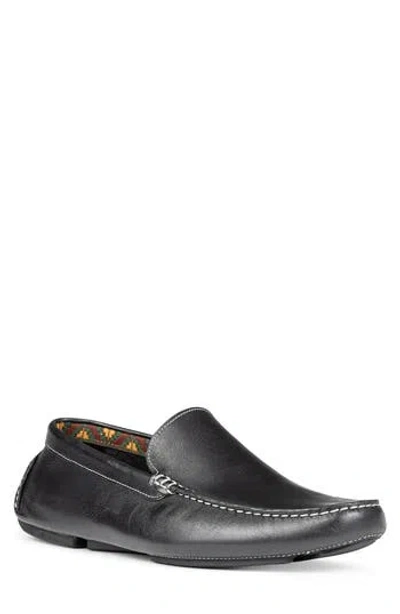 Donald Pliner Moc Toe Driver In Black