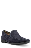 Donald Pliner Moc Toe Driver In Navy/navy