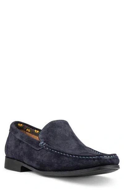 Donald Pliner Moc Toe Driver In Blue