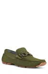 Donald Pliner Moc Toe Driving Loafer In Green