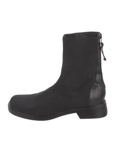 Pre-owned Donald Pliner Moto Boots In Black