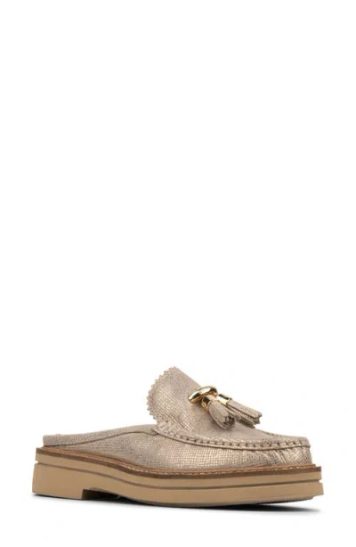 Donald Pliner Mule Tassel Loafer In Pink