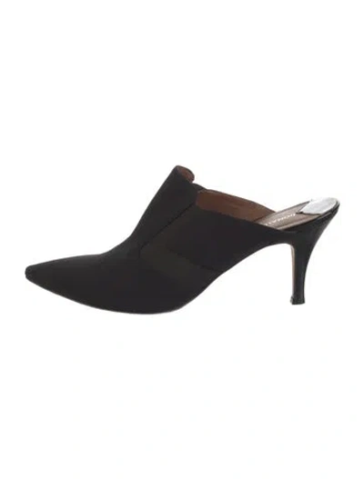 Pre-owned Donald Pliner Mules In Black