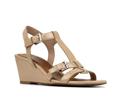 Donald Pliner Mylah Wedge Sandal In Brown