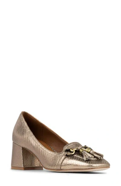 Donald Pliner Nancie Leather Tassel Pump In Multi