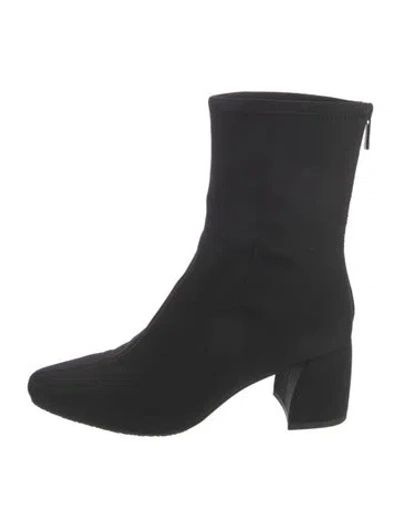Pre-owned Donald Pliner Neoprene Boots In Black
