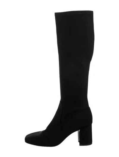 Pre-owned Donald Pliner Neoprene Boots In Black