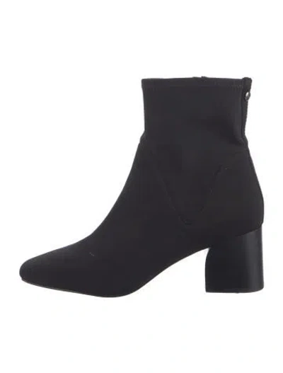 Pre-owned Donald Pliner Neoprene Sock Boots In Black