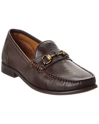 Donald Pliner Nickolas Leather Loafer In Brown