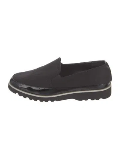 Pre-owned Donald Pliner Nylon Loafers In Black