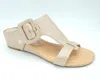 Donald Pliner Ofelia Wedge Sandal In Pale Gold In Brown