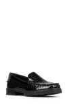 Donald Pliner Ombree Loafer In Black