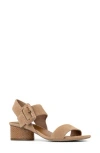 Donald Pliner Oversize Buckle Slingback Sandal In Tobacco
