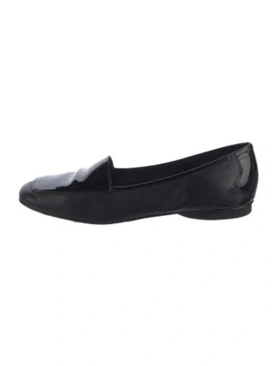 Pre-owned Donald Pliner Patent Leather Loafers In Black