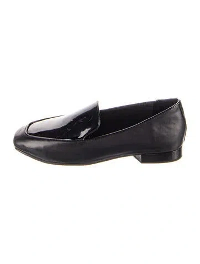 Pre-owned Donald Pliner Patent Leather Loafers In Blue
