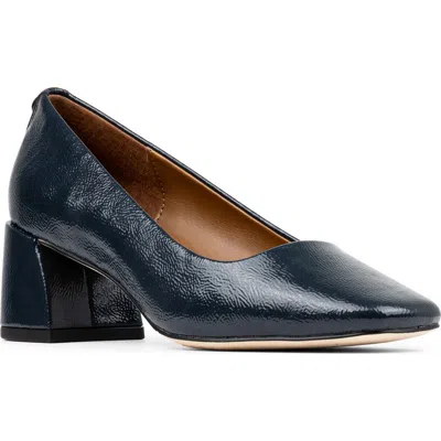 Donald Pliner Patent Pump In Blue