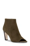 Donald Pliner Women's Peep Toe High Heel Shooties In Military G