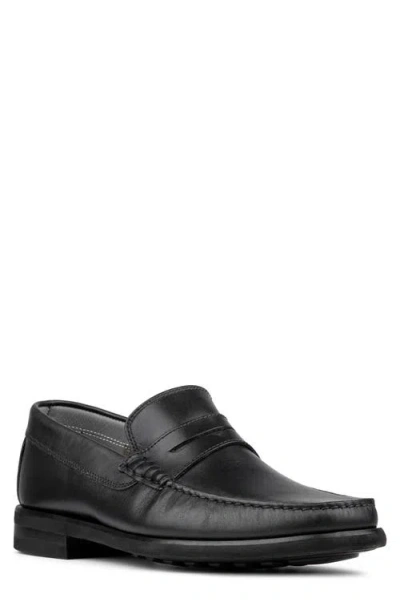 Donald Pliner Penny Loafer In Black