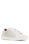 Donald Pliner Perforated Sneaker In White/white