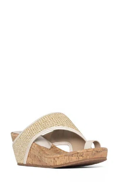 Donald Pliner Platform Wedge Sandal In Foam-fom