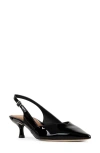 Donald Pliner Pointed Toe Slingback Pump In Black