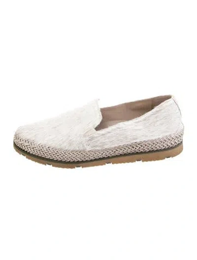 Pre-owned Donald Pliner Ponyhair Loafers In Multi