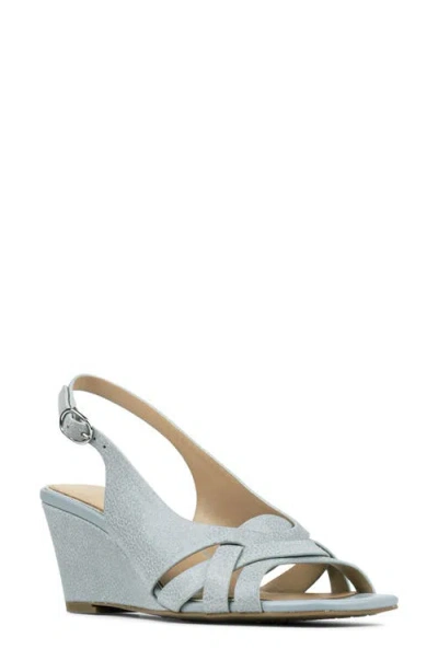 Donald Pliner Primm Slingback Wedge Sandal In Gray