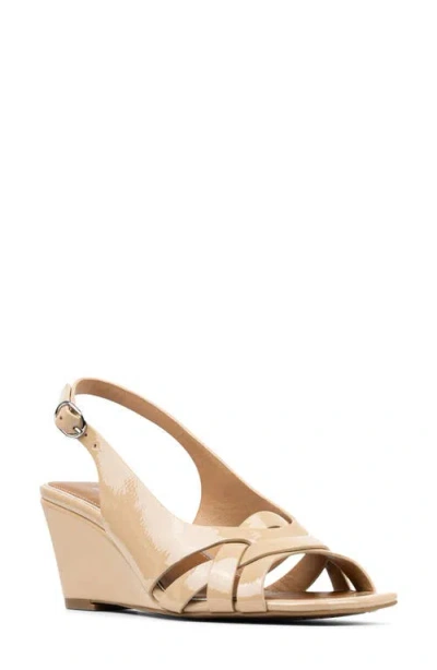 Donald Pliner Primm Slingback Wedge Sandal In White