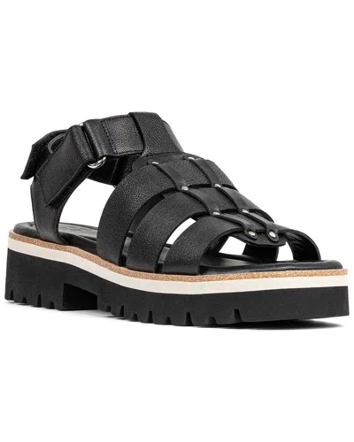 Donald Pliner Pryme Leather Sandal In Black