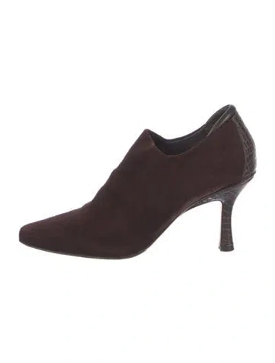 Pre-owned Donald Pliner Pumps In Burgundy