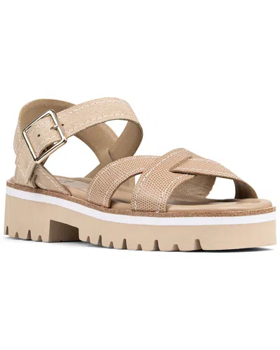 Donald Pliner Pyper Leather Sandal In Brown